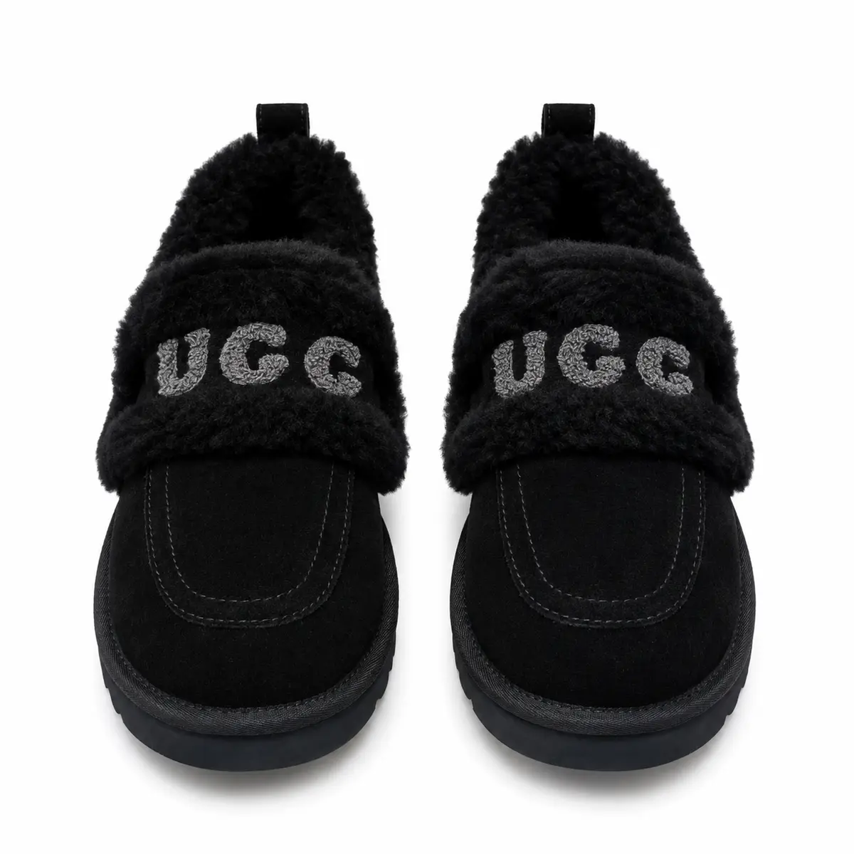 UGG Classic Fat Ding Slip On Чёрный — фото 2