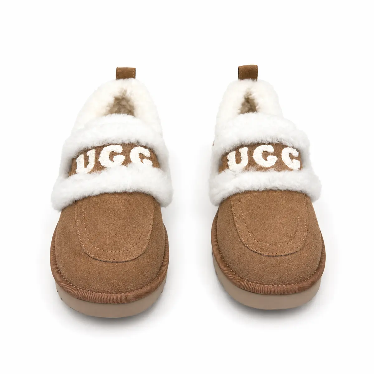 UGG Classic Fat Ding Slip On Коричневый — фото 2